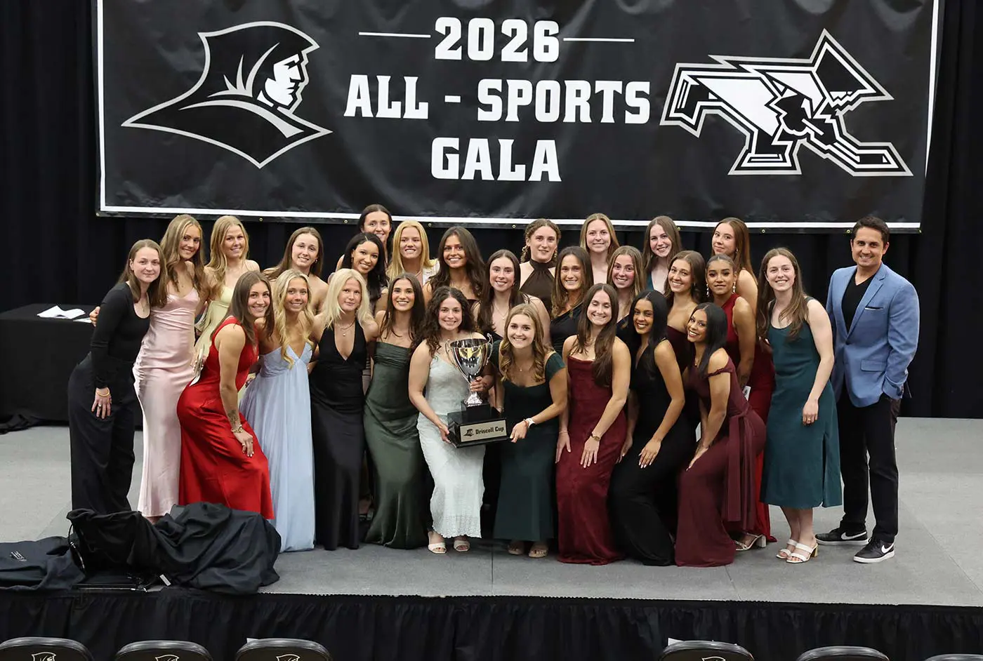 student-athletes at event